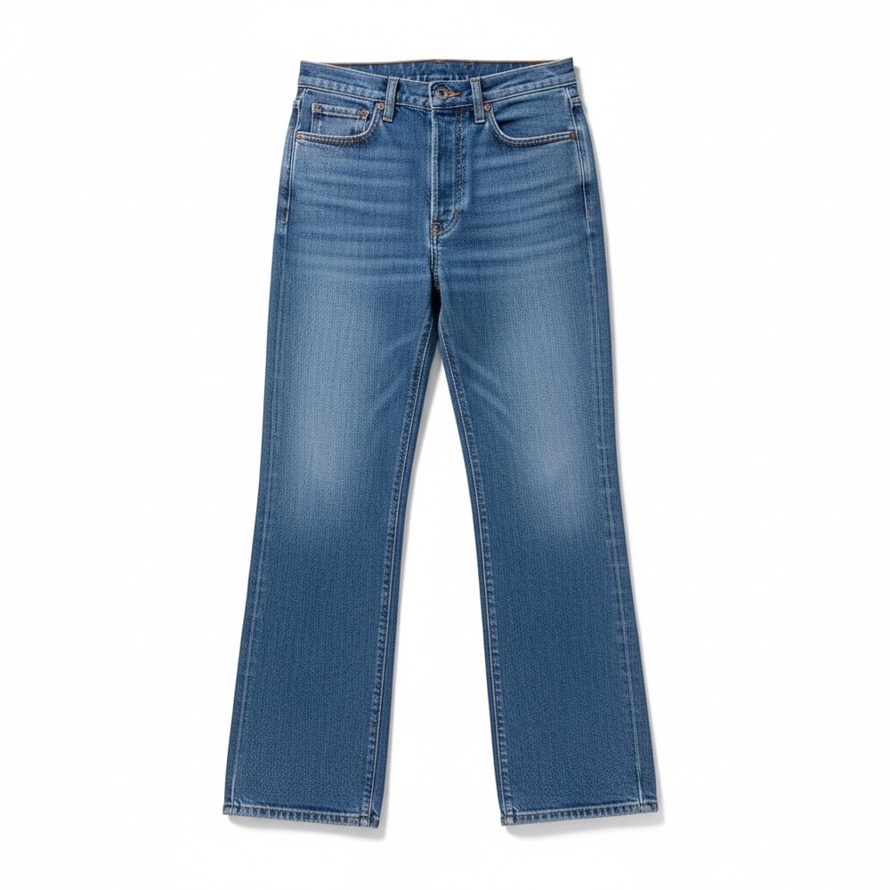 ANTHROPOLOGIE AGOLDE PINCH STRAIGHT LEG JEANS ULTRA HIGH RISE MEDIUM BLUE 29